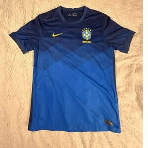 Authentic Nike - Brazil Men's Soccer Dri-FIT Jersey - Large